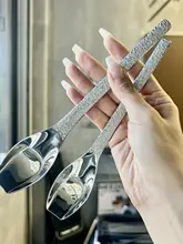 ドイツ製 316ステンレス製 高級長柄スープスプーン【家庭用・お洒落デザイン】