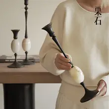 天然石製のアートフレーム【和の侘び寂び・デスクトップ装飾・キャンドルホルダー】