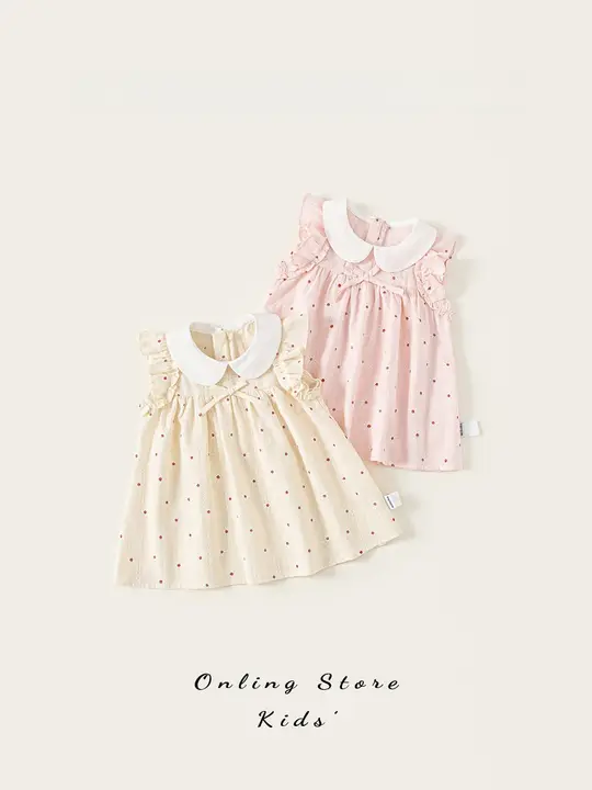 夏用 女の子用ワンピース【可愛いプリンセススタイル・赤ちゃん用・ドレス】