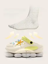 足弓サポートの女性用夏用サンダル【厚底・防滑・防臭・EVA素材】（セットアップ対応）