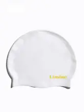 Limone レディース用 大きめ防水スイミングキャップ【長髪対応・高弾力シリコン製・プロ仕様】
