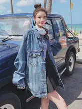 春夏用 ゆったりデザインのデニムジャケット【レトロスタイル・女性用・小柄向け】