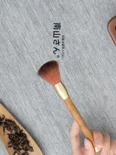花梨木製の茶具用手作り茶筆【五福養壺筆・家庭用装飾品】