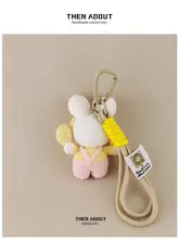 ぬいぐるみ バッグチャーム イヤホンウサギ キーホルダー オリジナル かわいい ギフト プレゼント「thenabout」