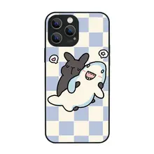 イラストレーターとのコラボレーションによるスマホケース【うさぎデザイン・iPhone、Huawei、Xiaomi、Vivo、Oppo対応】