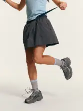 軽量スポーツスカートパンツ【Aライン・ウエストリボン・女性用】（セットアップ対応）