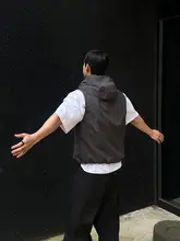 デザイン性のあるフード付き メンズ軽量マカシン【春秋用・防晒・スタイリッシュ】
