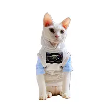 スフィンクス猫用 秋冬用 無袖フリースベスト【保温・ペットウェア】