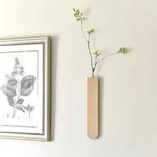グリーンプラントフラワーベース リビングルーム装飾/和風/無垢材/壁掛け/リアルな植物