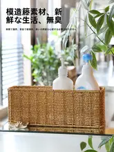 Kens風バスケット型スキンケア収納ボックス【化粧台用・整理用・浴室対応】