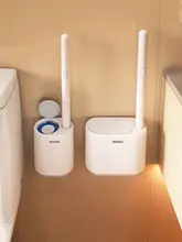 壁掛け式使い捨てトイレブラシ【無死角クリーニング・家庭用】