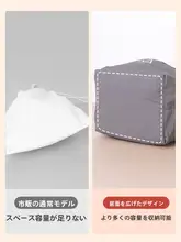 防水仕様のナイロン立体底旅行収納ポーチ【大容量・靴下・下着整理用】（セットアップ対応）