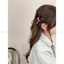 猫目型デザインの二色バンスクリップ【前髪用・上品で精細】