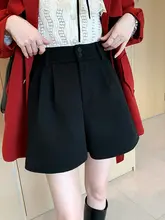 夏用ツイード風ワイドレッグショートパンツ【ハイウエスト・フィット・カジュアル】