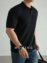 夏にぴったり！ルーズフィットポロシャツ【半袖・無地・翻領デザイン】