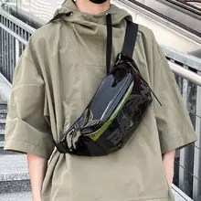 メンズチェストバッグ潮ブランド個性 クロスボディバッグ