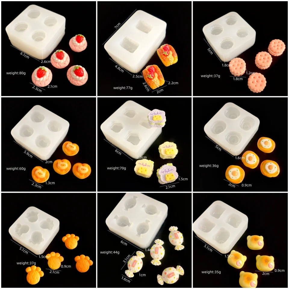 猫型のマカロン型シリコンモールド【ストロベリーケーキ・食品グレード・お菓子用】