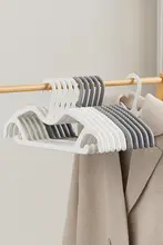 短首衣服用ハンガー【無痕・肩に優しい・省スペース】