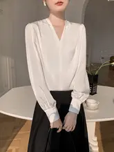 高級感ある極上の柔らかさの通勤用シフォンシャツ＆スカート【フィ  ット・フレンチスタイル・夏用】（セットアップ対応）
