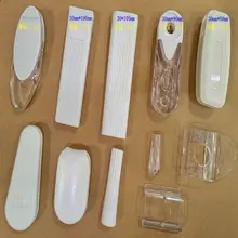 全シリーズ用ハンドル 透明な楕円型重り付きカーテンアクセサリー【縦型ブラインド用】