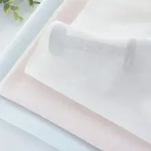 日本製薄手通気性コットン無地竹節織り布地【手作りDIY用】