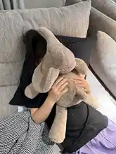 北欧風の小象デザインぬいぐるみ【抱き枕・子供用・ソファ用】