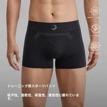 速乾透湿 男性用ランニングショーツ【抗菌・平角デザイン・トレーニング向け】