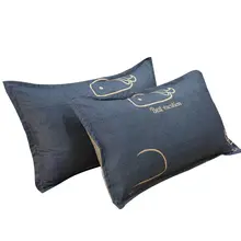 夏用枕カバーセット【48×74cm・シングルサイズ・子供用・全棉・2枚入り】