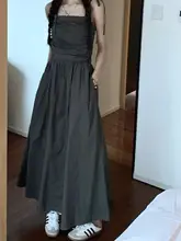 柔らかな白のサマードレス【キャミソール・フレンチスタイル・ウエストシェイプ・Aライン】