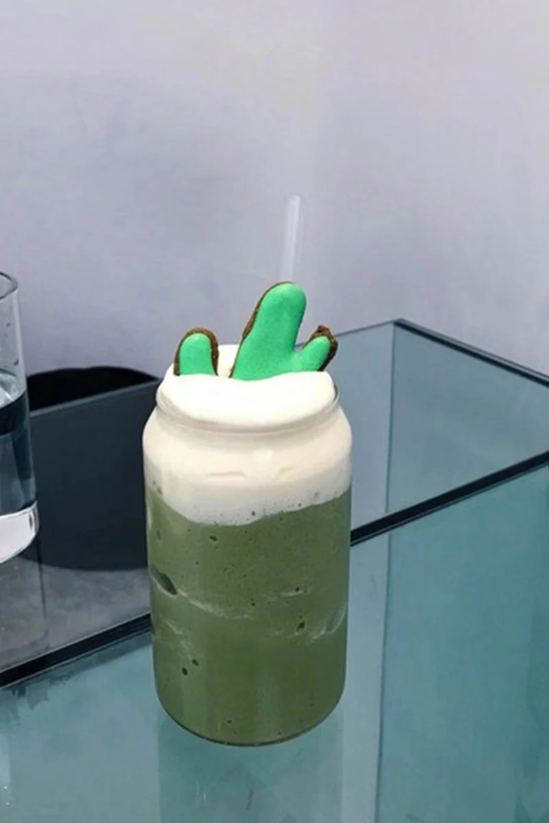 おしゃれなガラスカップ【コーラ缶デザイン・飲み物用・カクテル・サンドイッチに最適】