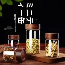 茶葉密閉容器【食品グレード・ミニ・携帯用・ガラス製・収納用】