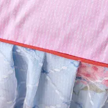 新品 レースベッドスカート ベッドカバー【全棉・滑り止め設計・枕カバー付き】（セットアップ対応）