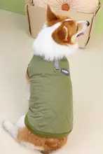 コーギー犬用冬用フリースベスト【保暖・厚手・小中型犬用】