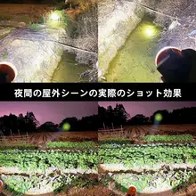 防水LEDヘッドランプ【強力照明・釣り用・頭部装着式】