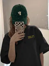 アメリカンビンテージデザインのブラックコットン半袖Tシャツ【フィット・夏用・オーバーサイズ】