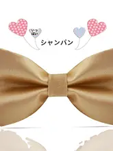 イギリス風デザインの子供用蝶ネクタイ【香槟色・赤・黒・演出用・小学生向け】