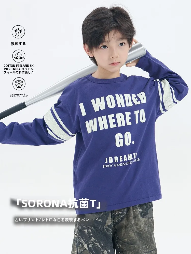 jdreamer ビンテージプリントロングスリーブTシャツ：秋シーズンに最適なリラックススタイルの実用性解析
