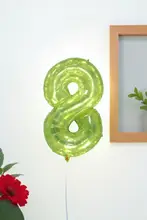 アルミ製バルーン数字デザイン【誕生日パーティー用・男の子・女の子向け・フォトプロップス】