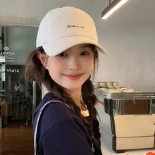 ユニークロゴデザインのキャップ【夏用・ソフトトップ・UVカット・女子用】