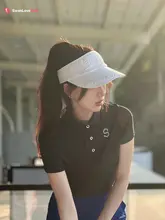SWAN LOVE GOLF レディース ゴルフ帽子【レース素材・空きトップ・日焼け対策・調整可能・リボン付き】
