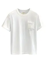 高品質コーマコットン メンズTシャツ【シンプルデザイン・ルーズフィット・半袖】