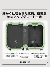 時間胶囊デザインのキャリーバッグ【幅広のハンドル・旅行・登場時に便利】