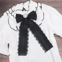 ハンドメイドレースリボン【ハート型・パール付き・甘美なデザイン】