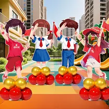 古風漢服インテリア装飾 人形フォトフレーム【幼稚園イベント用・KT板】