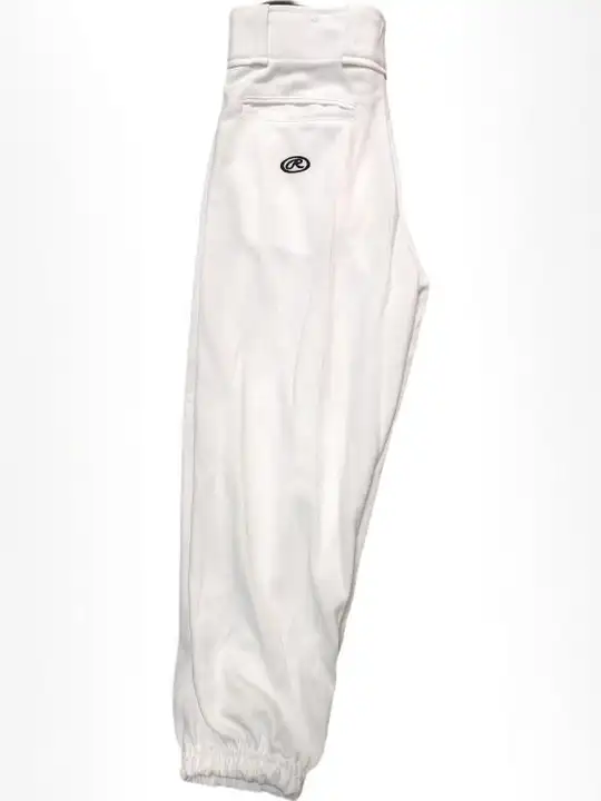 白灰色のボールパンツ【束脚デザイン・膝補強・子供用・夏季】