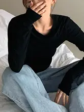 極上の柔らかさの透け感デザイン長袖Tシャツ【女性用・スリムフィット・日焼け対策】