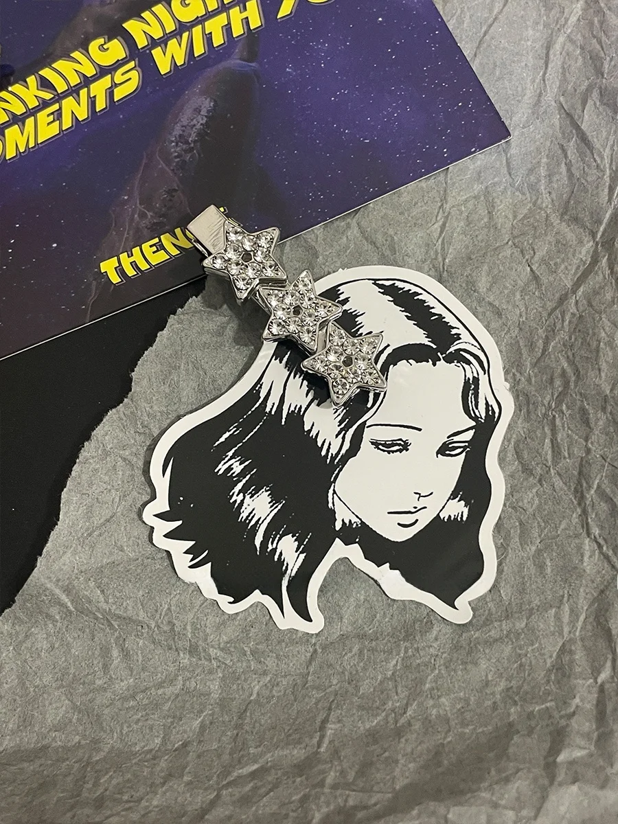 メタル ヘアクリップの実用性とデザイン性を徹底解説：星型ビジュー付き合金ヘアクリップ