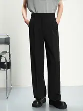 極上の柔らかさのアイスシルクパンツ【ベージュ・高腰・フィット・ワイドレッグ】（セットアップ対応）