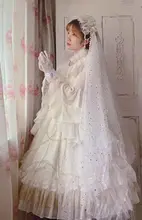 花嫁風ロリータ風無袖ドレス【ゴシックスタイル・レース・大きいサイズ】