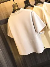 極上の柔らかさ！春夏用 メンズ 無地ポケット付き クルーネック ゆったり半袖